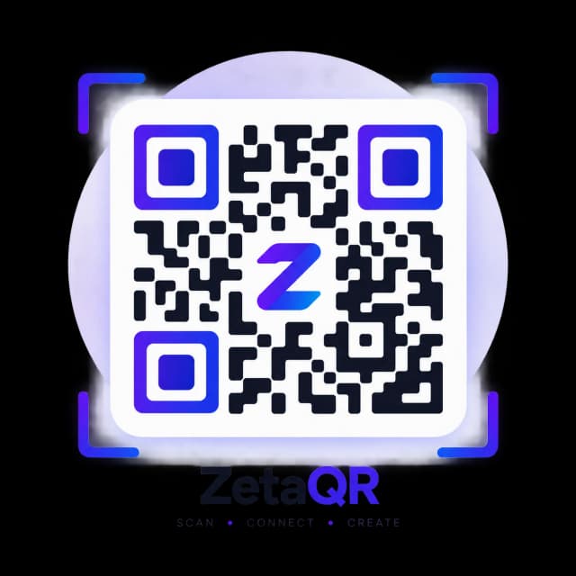 Scannable ZetaQR code